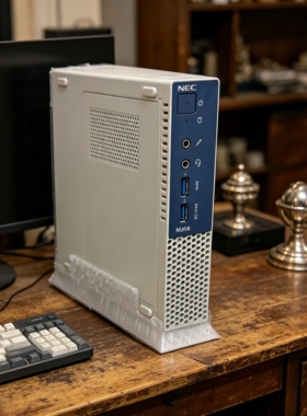 NEC6 7 8小主机Mini迷你电脑直立摆放支架