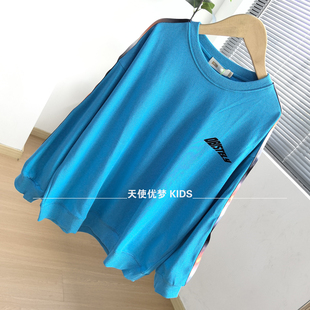 130-180 不可* 男童长袖T恤春季儿童圆领休闲上衣中大童宽松卫衣