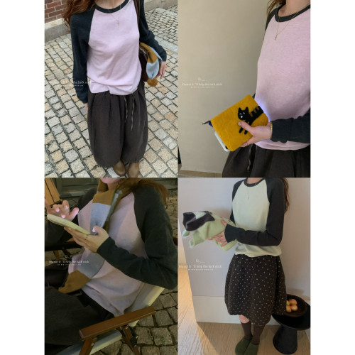 peanut花生家秋季新款美式宽松软糯插肩日常百搭针织毛衣女11916