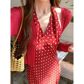 气质休闲一粒扣显瘦防晒针织开衫 十三行春夏新款 女261127 YOU SEE