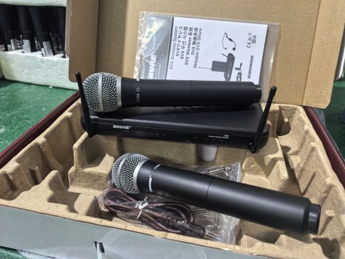 Shure/舒尔SVX288/PG58一拖二无线麦克风双手持话筒直播声卡舞台
