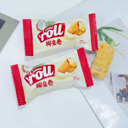 CHUJIU初九椰皇卷椰子味夹心椰子卷结婚喜糖伴手礼休闲办公室零食