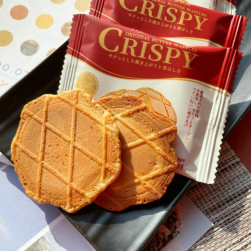 唯口爱九州原味脆华夫薄脆饼干休息零食结婚庆喜饼西点心伴手礼