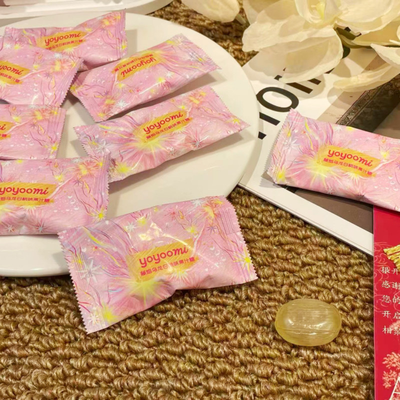yoyoomi藤焰乌龙白桃味果汁糖夹心硬糖网红订婚结婚喜糖招待糖果,零食/坚果/特产,夹心糖果/流质糖果,淘宝优惠券,粉丝福利购,淘宝优惠卷