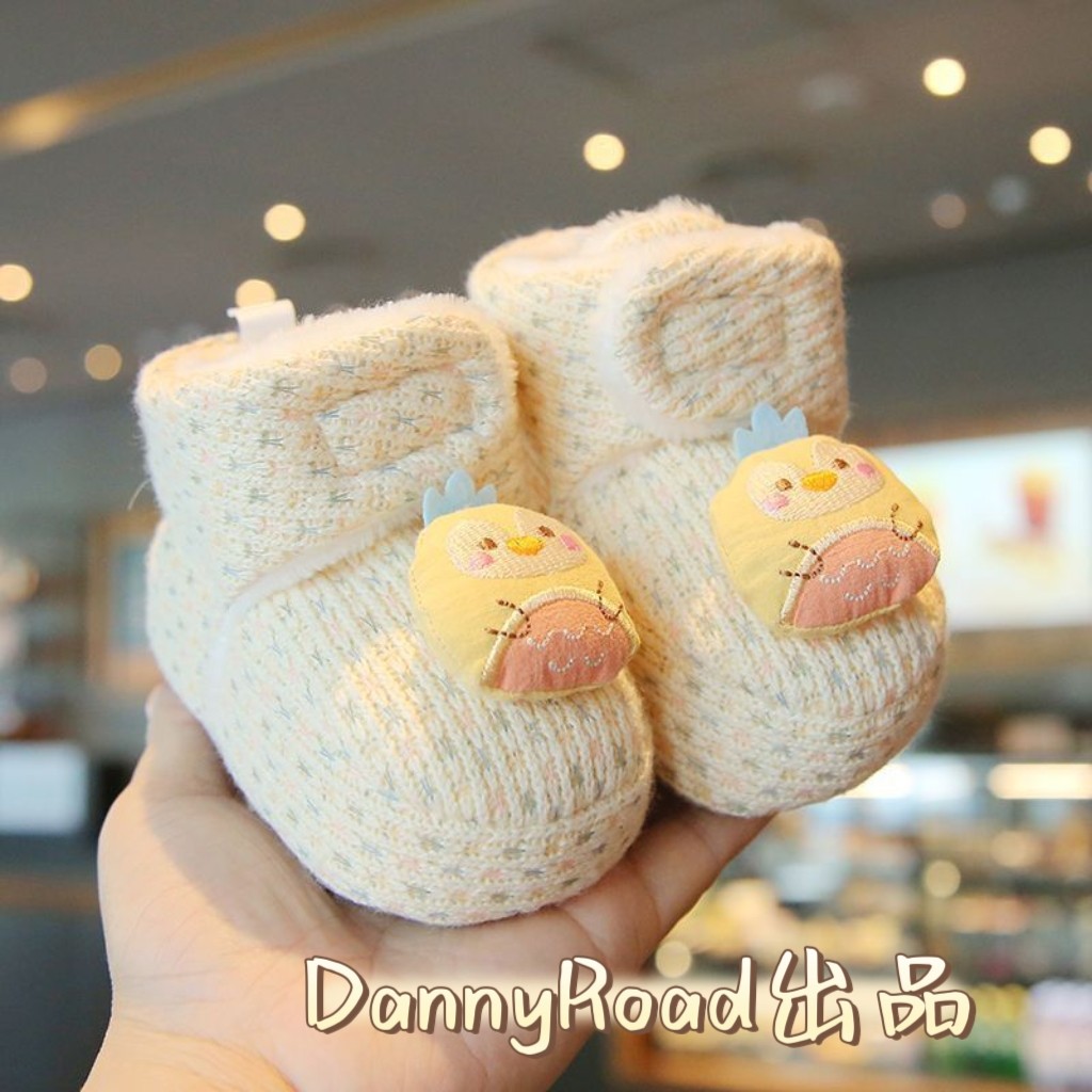 冬季新款婴儿鞋棉鞋加绒棉靴保暖软底防滑0-1岁宝宝鞋男女宝卡通