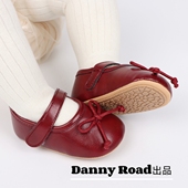 公主鞋 春秋新款 1岁学步鞋 婴儿鞋 女宝宝复古简约皮鞋 软底防滑0