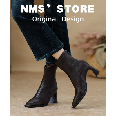 瘦瘦靴气质高跟洋气小靴子