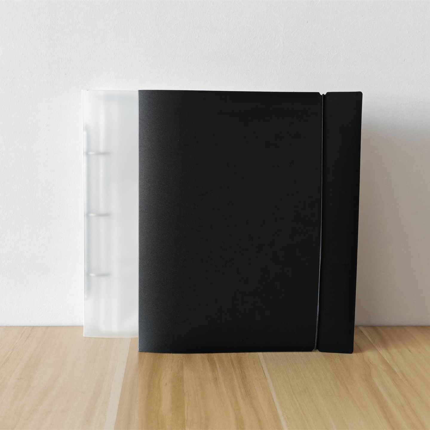 点点家铁夹收纳册简约PP磨砂