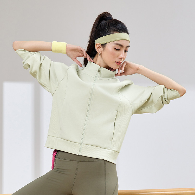乔丹针织开衫女2025秋季透气吸汗综训休闲运动外套女QDEWD2253087