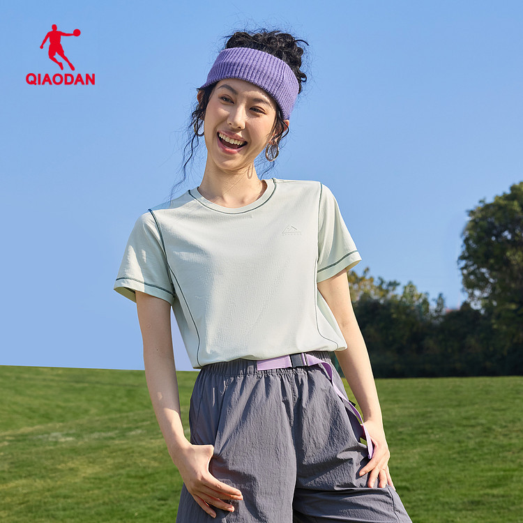乔丹2026年夏款女子综训短袖T恤衫运动休闲商场同款QDFHS2263297