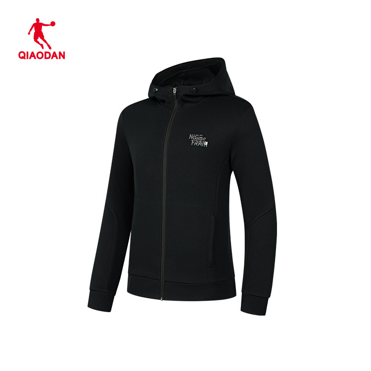 EWD13244311乔丹商场同款春季新款男子综训运动针织带帽开衫上衣