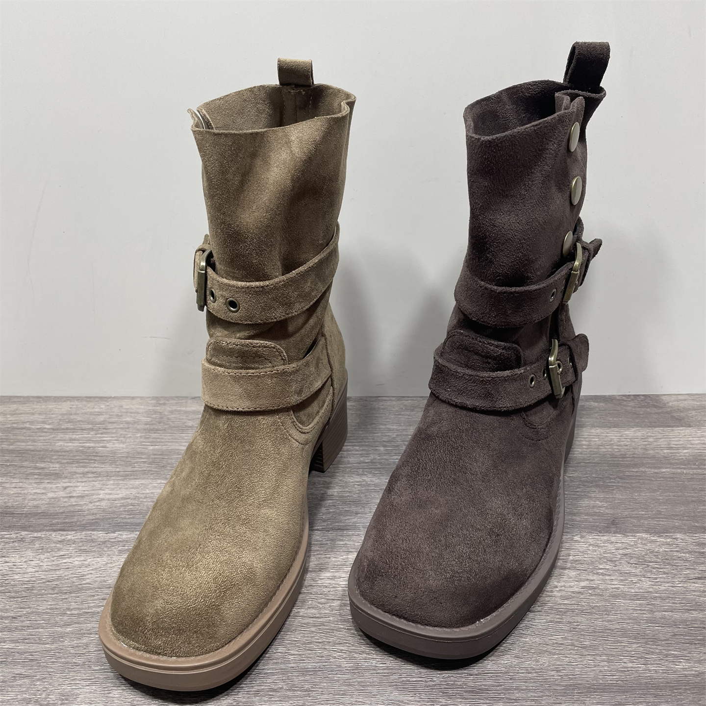 欧美西部牛仔骑士靴女