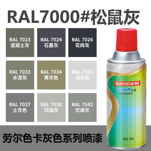 三和喷漆RAL7000松鼠灰 9003信号白色自动喷漆 ral7035浅灰色7032