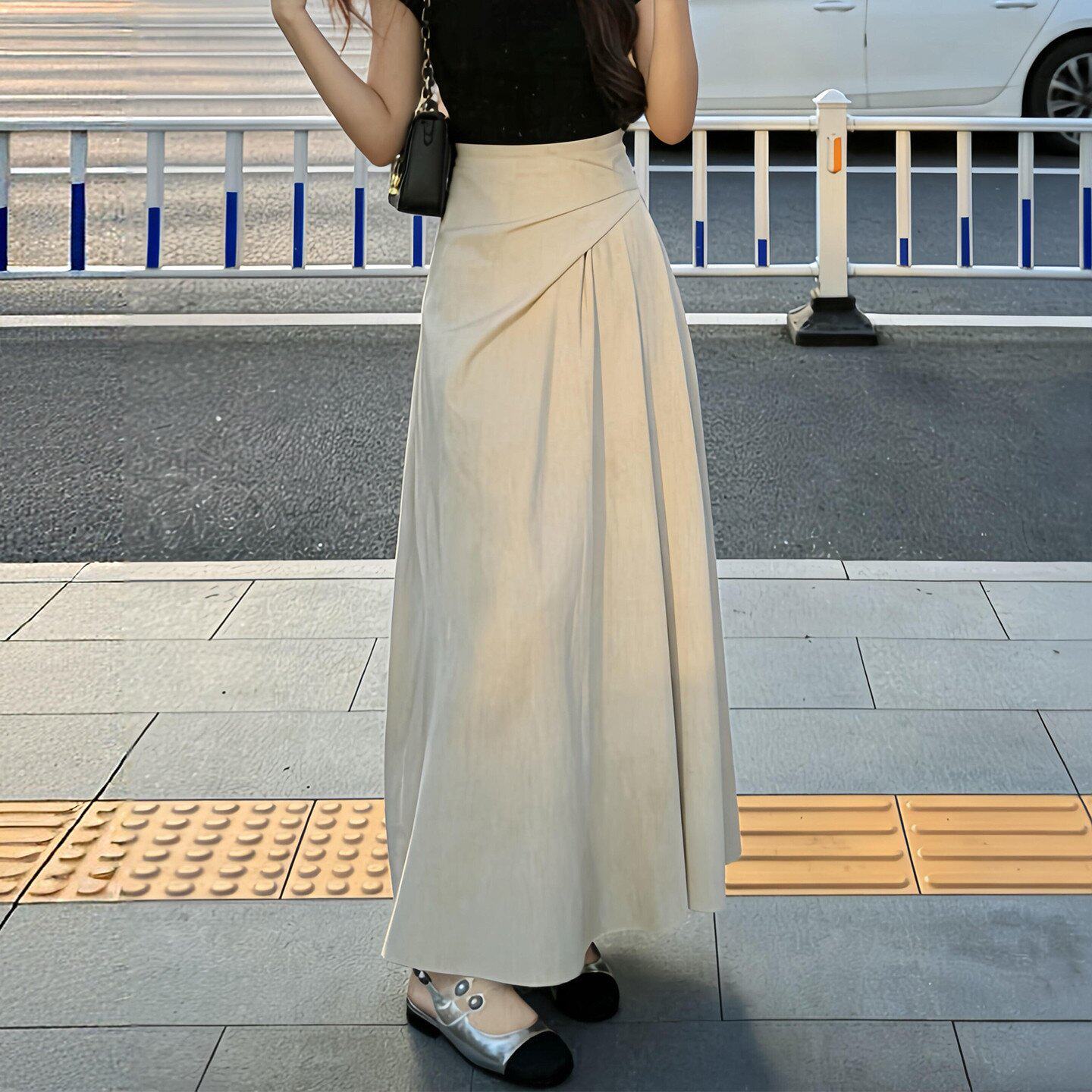 小个子气质半身裙女早春2026新款巨好看初夏韩系长裙