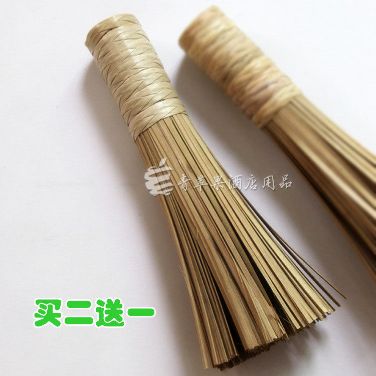 竹锅扫 手工竹编竹制锅刷清洗蒸笼簸箕筲箕竹刷把洗锅刷子铁锅刷