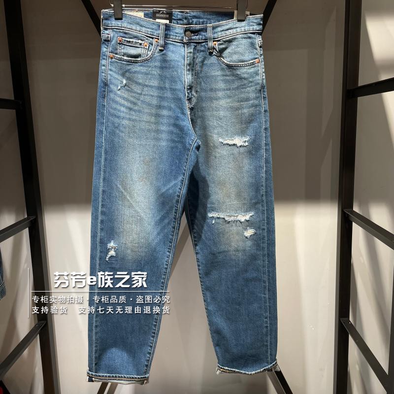 李维斯新款男士赤耳牛仔裤