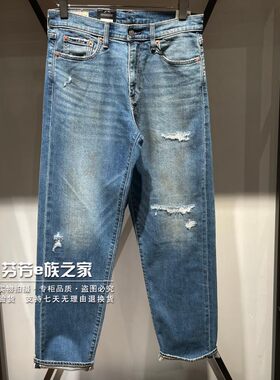 李维斯新款男士赤耳牛仔裤