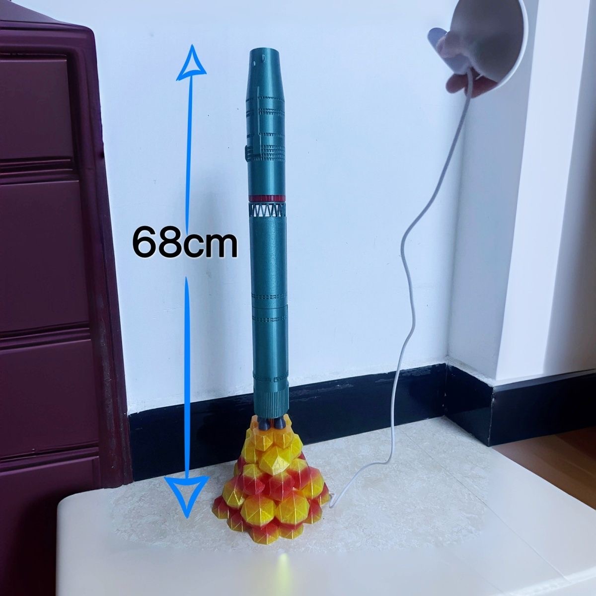 东风-5C洲际弹道核导弹手办模型 3D打印军事收藏品纪念品手办