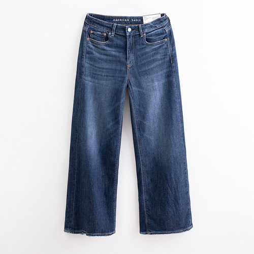 美国正品慵懒宽松拖地裤阔腿女