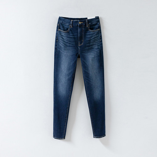 新品美国鹰四面弹高腰牛仔裤