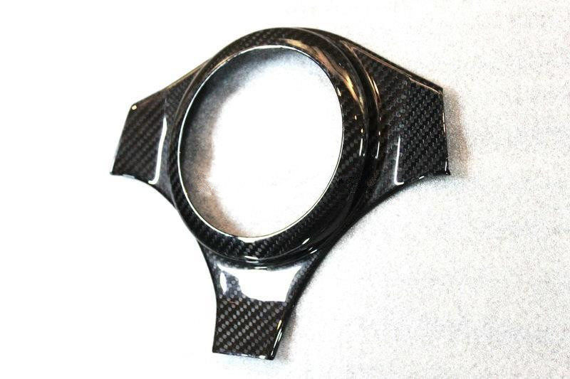 汽车配件适用于三菱Evolution7 8 9方向盘盖贴件 方向盘罩 碳纤维