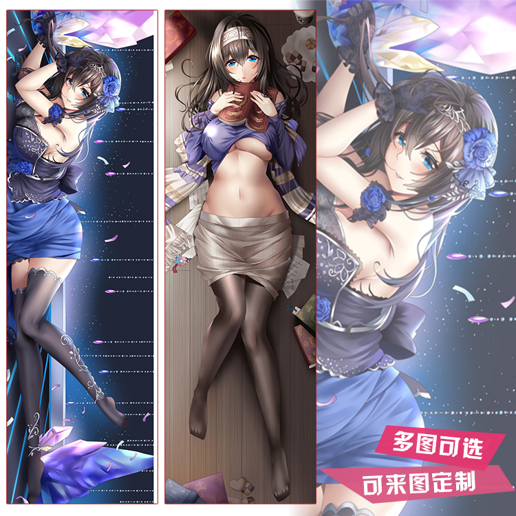 偶像大师 鹭尺文香 动漫等身抱枕二次元周边枕套靠枕礼物