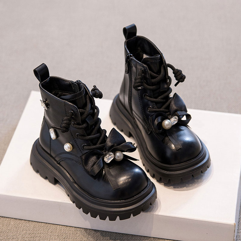 女童2025二棉短靴子冬季新款