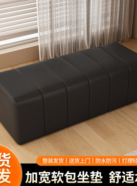 网红创意个性入户门口穿鞋换鞋凳家用长条服装店沙发凳轻奢高级感