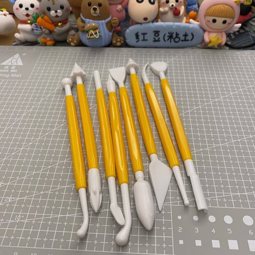 【红豆粘土】超轻粘土工具8件套套装纸黏土软陶泥模具手工DIY配件 - 封面