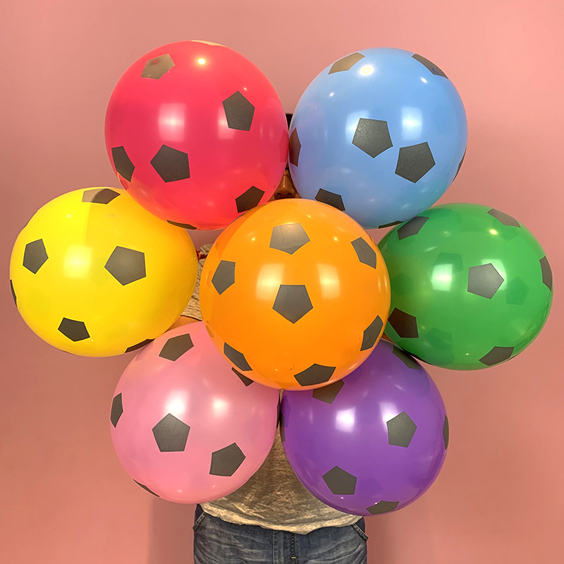 12寸加厚彩色足球气球小礼品