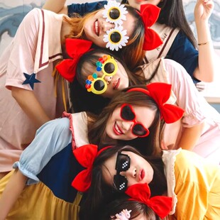 搞怪眼镜网红女生日派对婚礼接亲墨镜伴郎团结婚伴娘闺蜜拍照道具