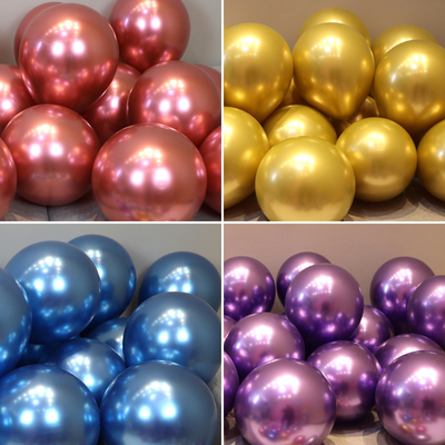 金属气球生日婚房酒店场景布置