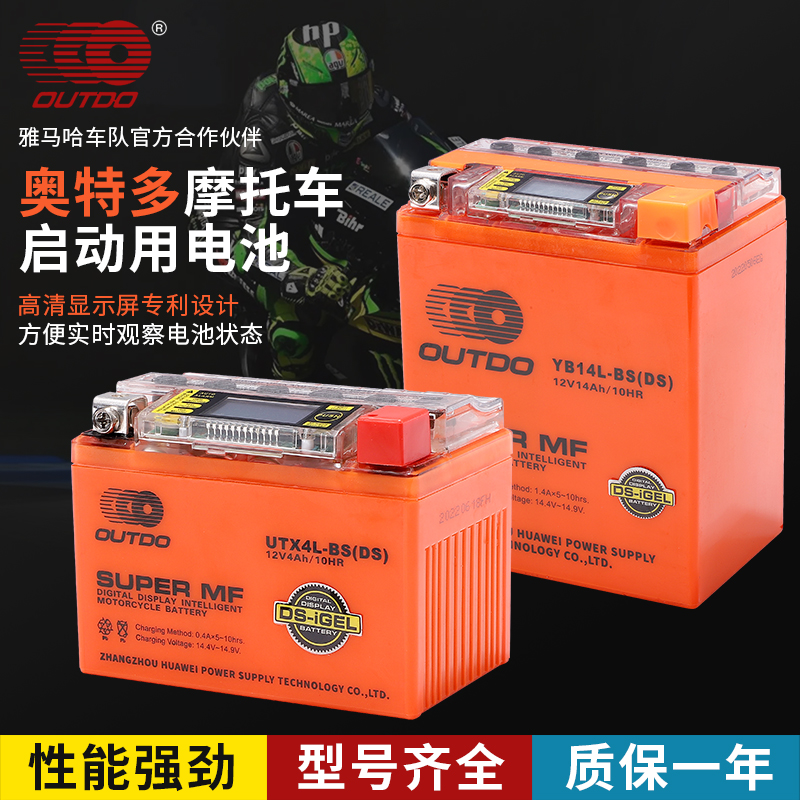 三阳巡戈150/300TL500/508飞度3/4/5摩托车电瓶12V锂电池胶体通用