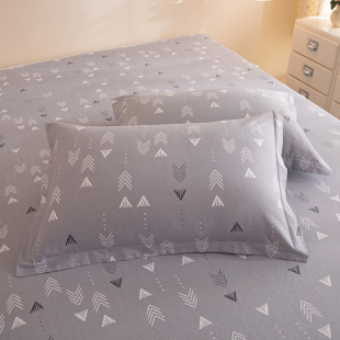 莫凡家纺100全棉枕套一对成人48x74cm纯棉枕头套学生宿舍枕头皮