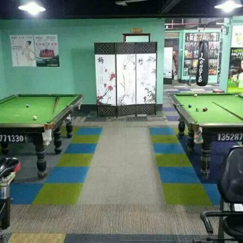 PVC混拼方块地毯地垫50x50台球客厅卧室家用宾馆阻燃隔音耐磨防潮