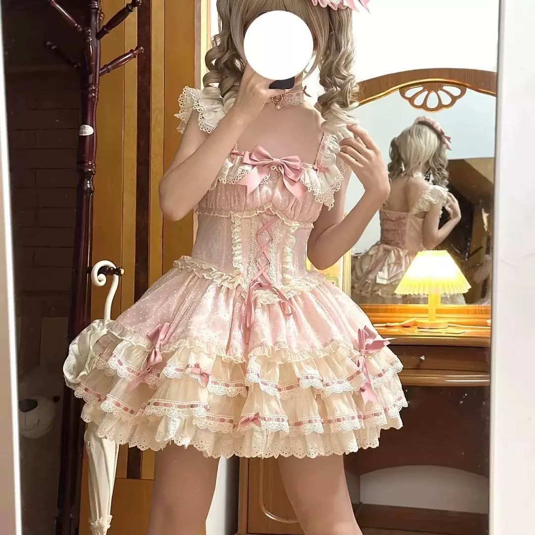 小芙蝶Lolita洛丽塔连衣裙jsk