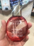 Clarins, увлажняющий фиксатор макияжа, экстракт с розой в составе, база под макияж, лосьон, новая версия, 50 мл