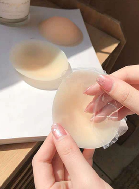 无肩带夏季超薄无痕隐形硅胶有胶胸贴吊带用防凸点bristols乳贴女