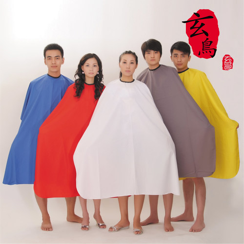 理发围布 美发围布 剃头围裙 剪发围布 专业发廊成人家用白色黑色