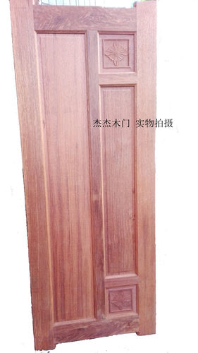 进口印尼菠萝格原木门素门