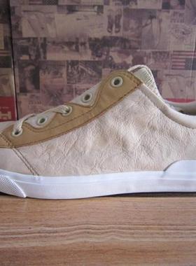 HOZ后街CZAL13D41做旧款纯牛皮透气舒适低帮系带平底板鞋男鞋包邮