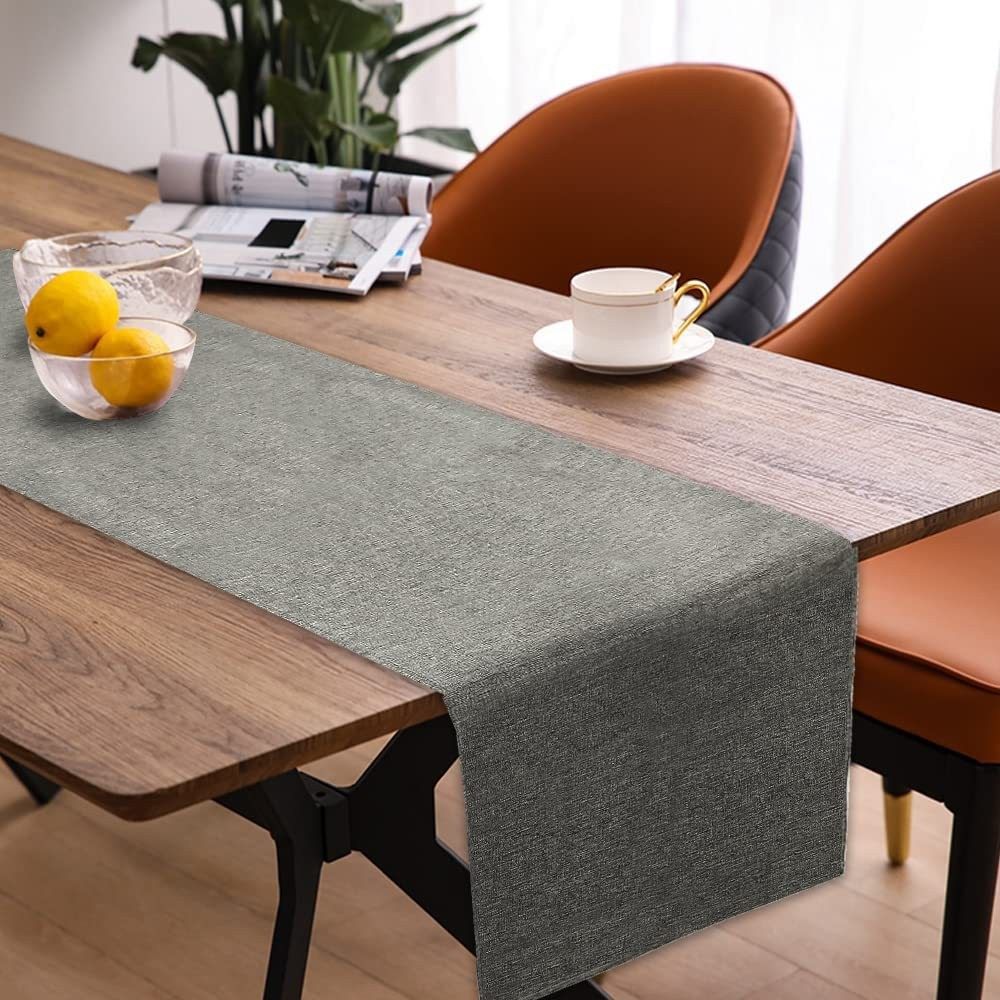 高级灰桌旗茶席棉麻布艺长条桌布新中式禅意日式简约米白茶几柜旗,居家布艺,桌旗,淘宝优惠券,粉丝福利购,淘宝优惠卷