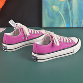 火龙果梅红板鞋 2022新款 百搭ulzzang布鞋 薄款 潮低帮帆布鞋 女春季