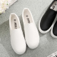 一脚蹬套脚懒人鞋 秋季 2025新款 增高厚底松糕韩版 百搭小白鞋 女爆款