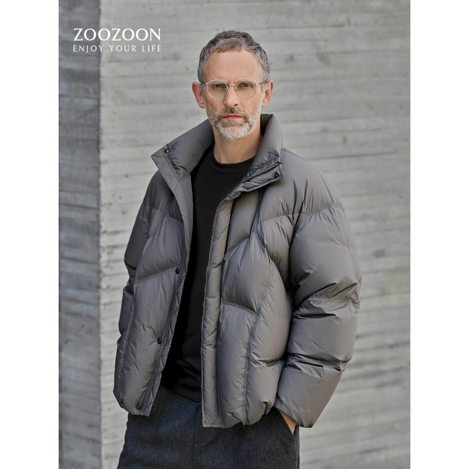 222g高充绒量男士羽绒服2025年冬季新款加厚短款宽松男款