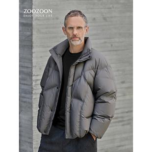 222g高充绒量男士羽绒服2025年冬季新款加厚短款宽松男款