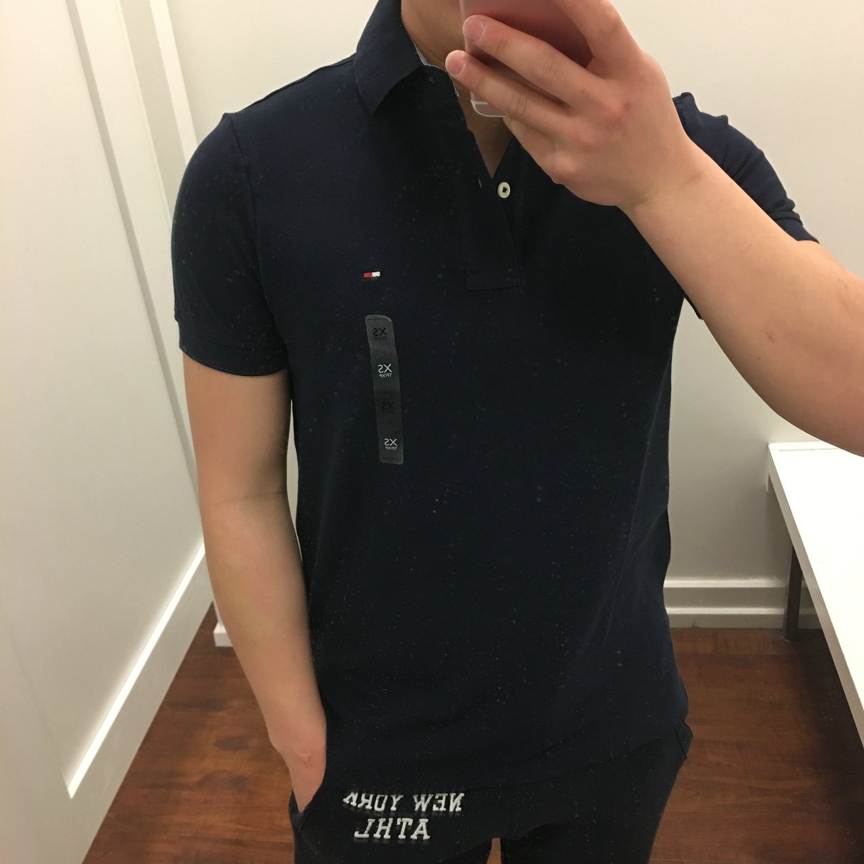 ÃÀ¹ú Tommy Hifiger ÄÐÊ¿¾µäÐÝÏд¿É«·ÁìÃÞÖʶÌÐäPOLOÉÀTÐô