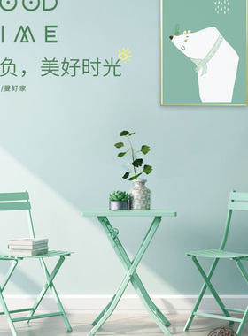 户外户外折叠圆桌铁艺简约