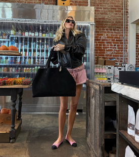 美国购买elsahosk同款 雾霾粉色运动休闲短裤