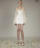 DAISY泡泡袖 xs现 澳大利亚代购 吊带网纱面料吊袜带迷你裙